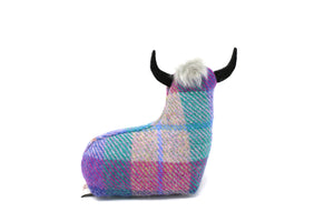 Harris Tweed Mini Highland Cow