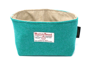 Harris Tweed Linen Basket