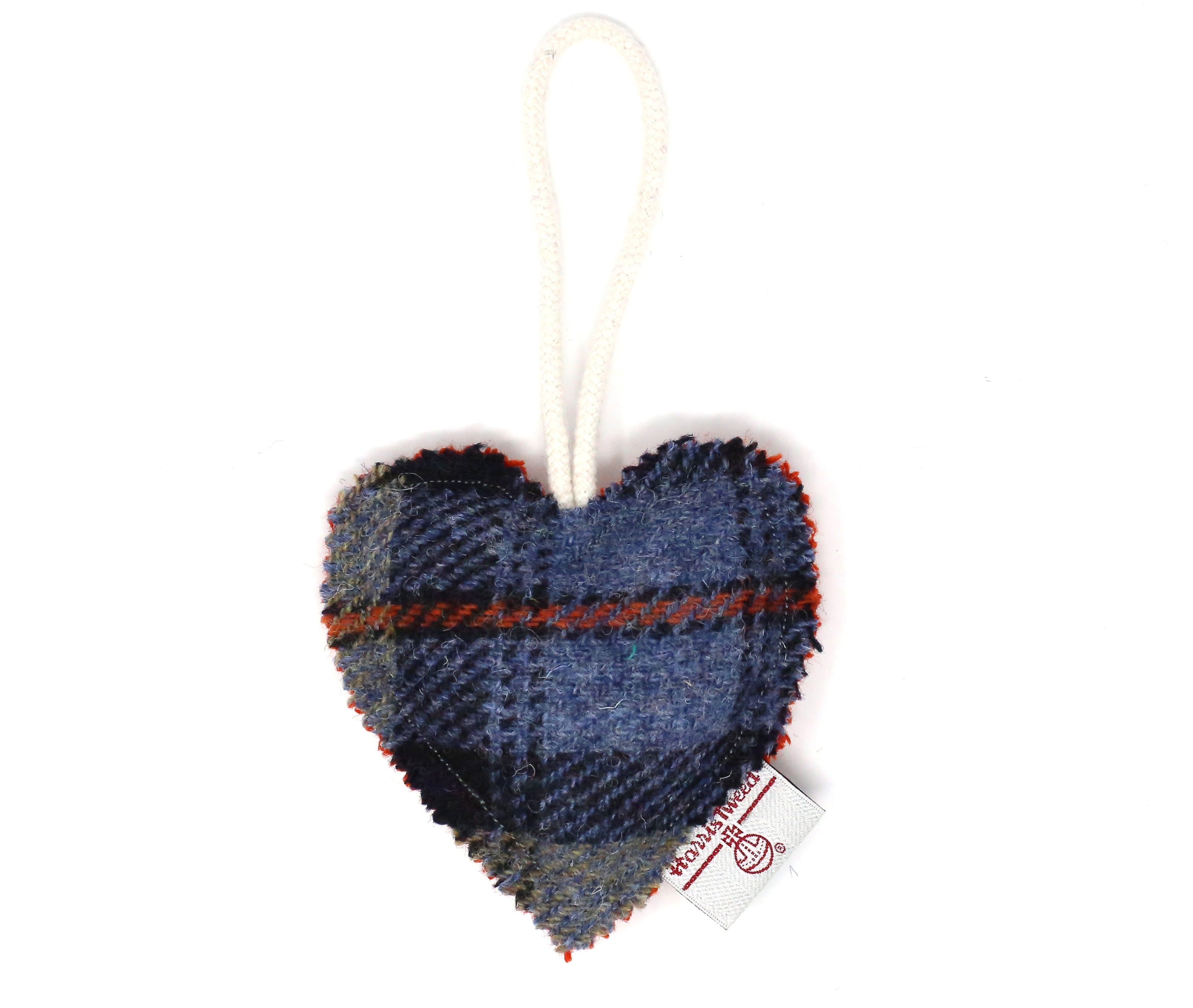 Harris Tweed Lavender Heart