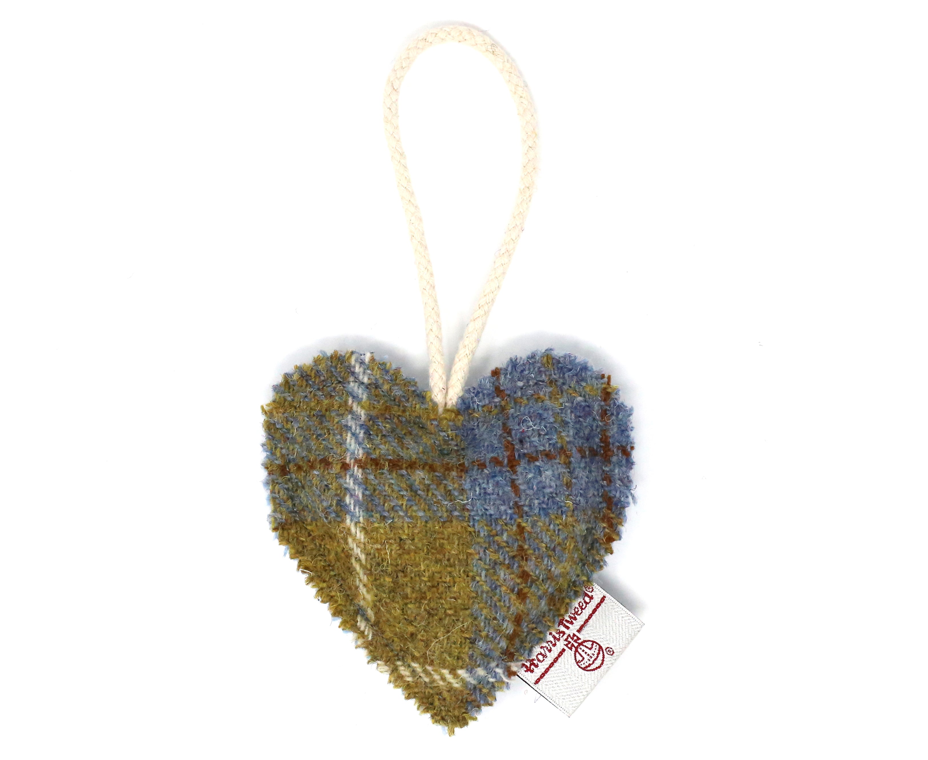 Harris Tweed Lavender Heart