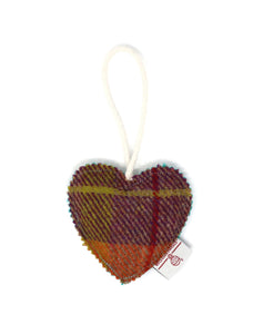 Harris Tweed Lavender Heart